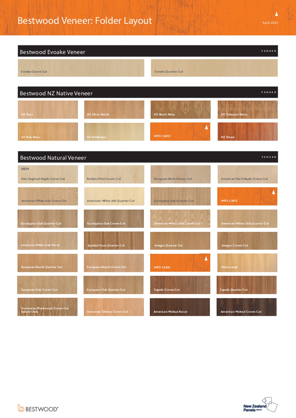 Bestwood Veneer Folder Layout